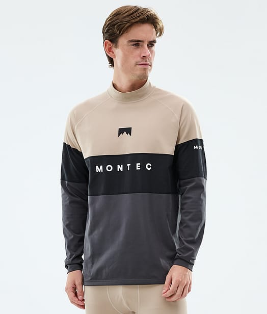 Alpha Tee-shirt thermique Homme Sand/Black/Phantom