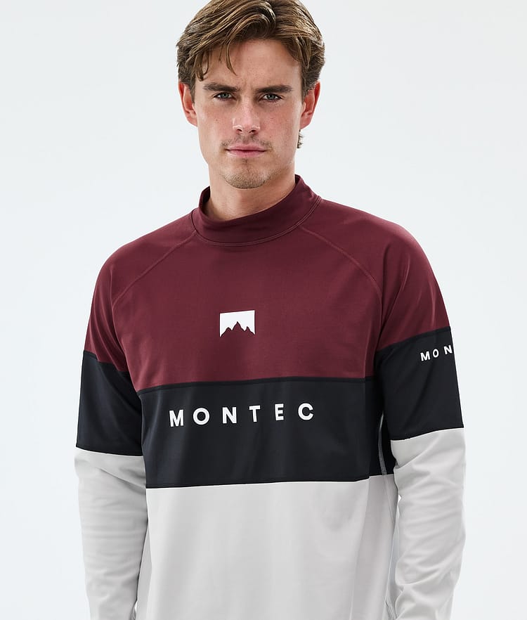 Alpha Termotričko Pánské Burgundy/Black/Light Grey, Image 2 of 5