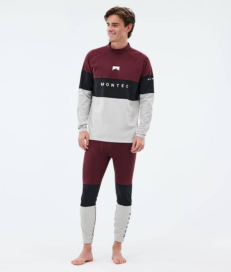 Alpha Termotričko Pánské Burgundy/Black/Light Grey, Image 3 of 5