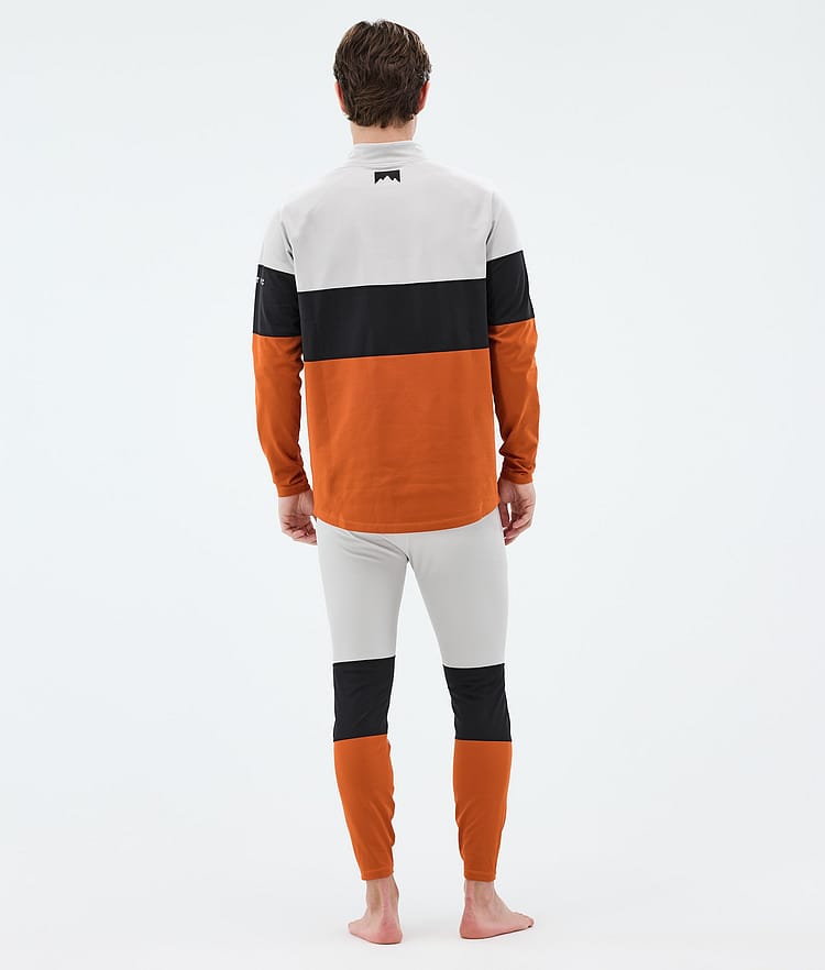 Alpha Termotričko Pánské Light Grey/Black/Burned Orange, Image 4 of 5