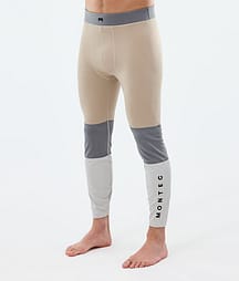 Montec Alpha Base Layer Pant Men Sand/Light Pearl/Light Grey