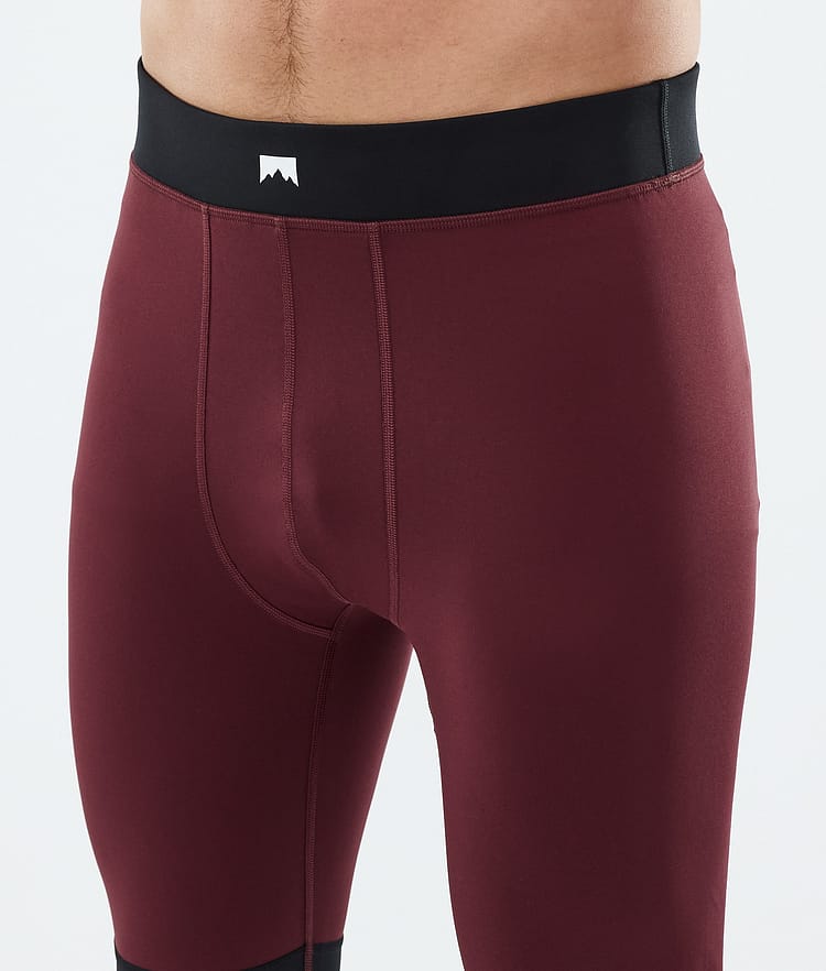 Alpha Base Layer Pant Men Burgundy/Black/Light Grey, Image 5 of 7