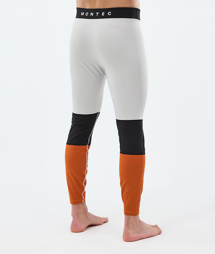 Alpha Base Layer Pant Men Light Grey/Black/Burned Orange, Image 2 of 7