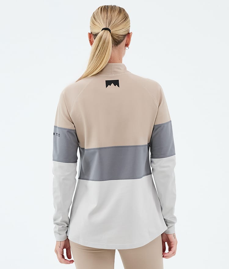 Alpha W Basislaag Top Dames Sand/Light Pearl/Light Grey, Image 5 of 5