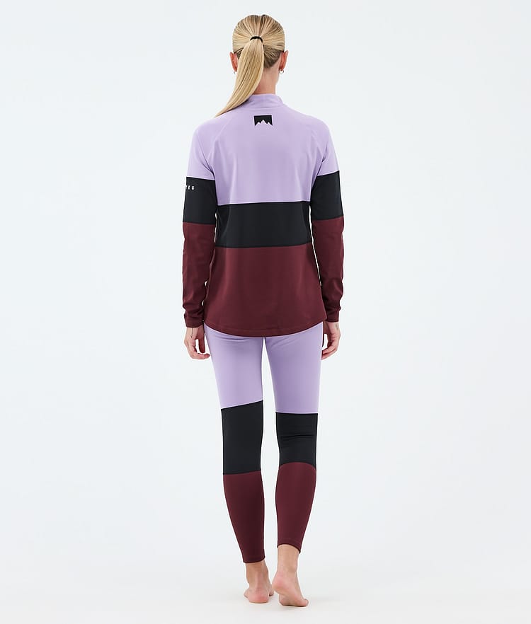 Alpha W Basislaag Broek Dames Faded Violet/Black/Burgundy, Image 4 of 7