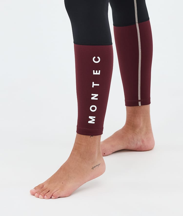 Alpha W Basislaag Broek Dames Sand/Black/Burgundy, Image 7 of 7