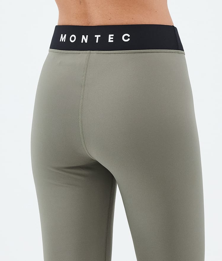 Alpha W Basislaag Broek Dames Greenish/Black/Soft Pink, Image 6 of 7