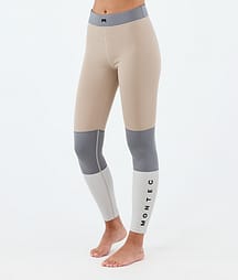 Montec Alpha W Basislaag Broek Dames Sand/Light Pearl/Light Grey