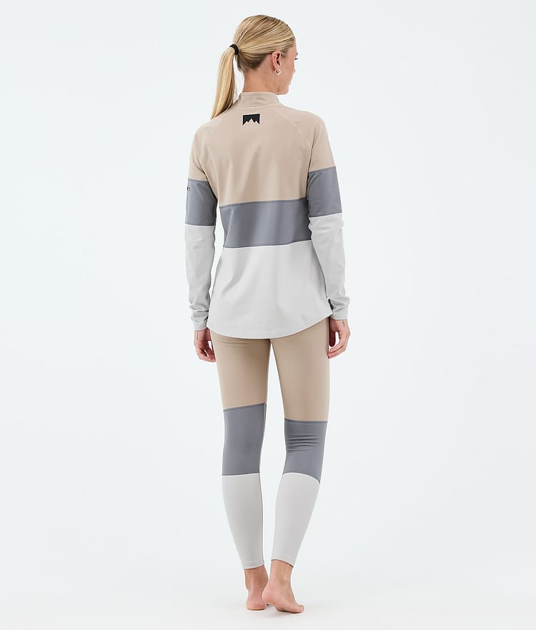 Alpha W Basislaag Broek Dames Sand/Light Pearl/Light Grey, Image 4 of 7