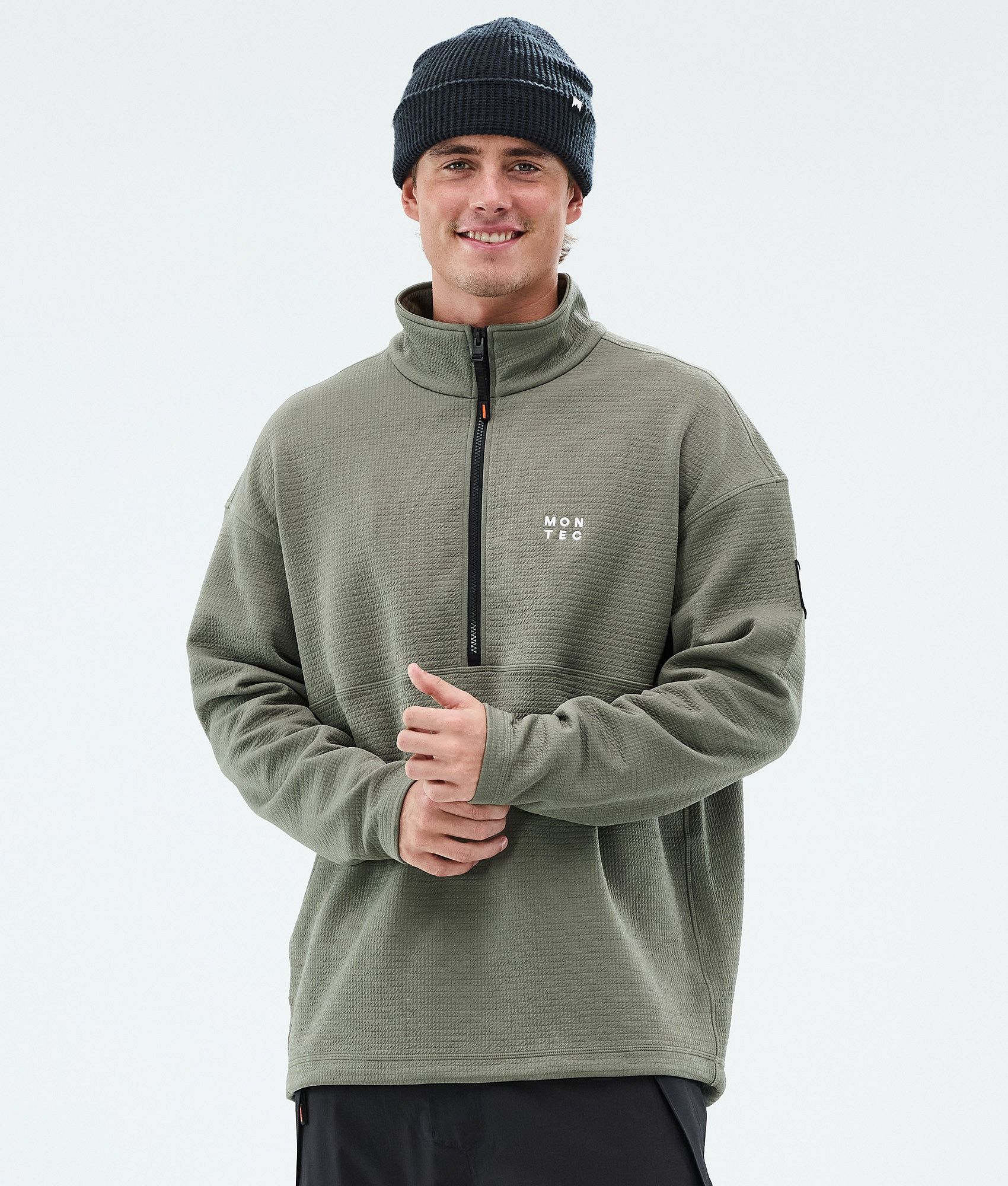 Montec Nova Midlayer Sweater Men Greenish | Montecwear CA