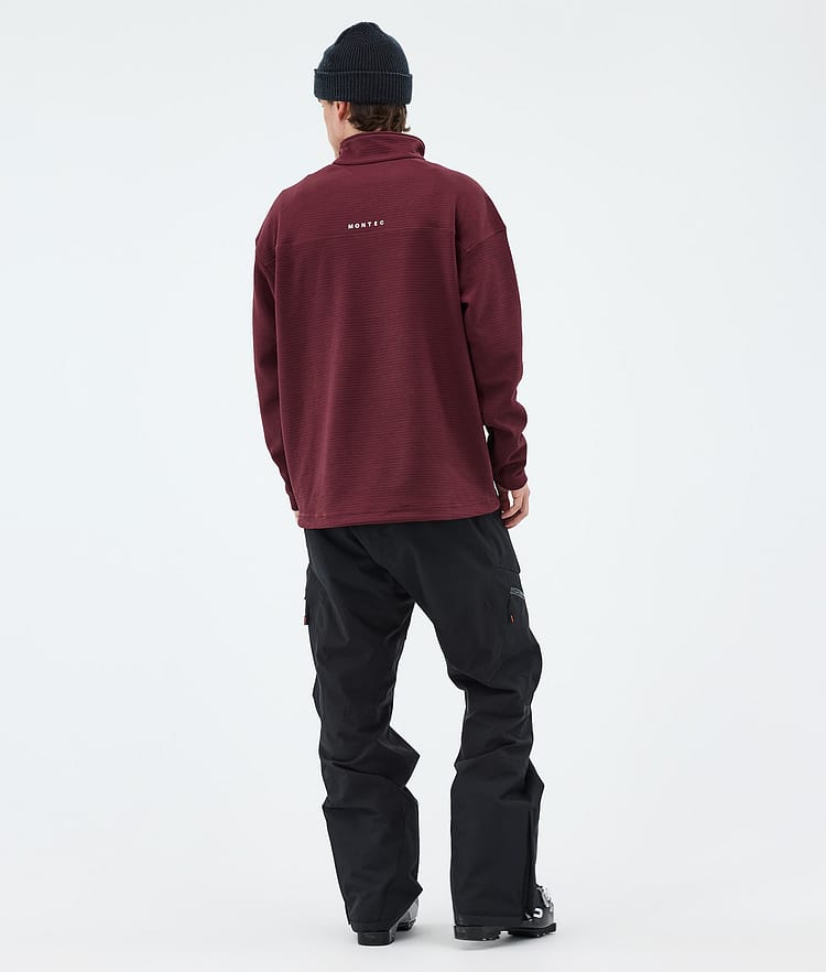 Nova Midlayer Sweater Men Burgundy, Image 4 of 6