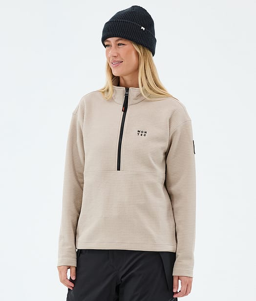 Nova W Midlayer Sweater Women Sand