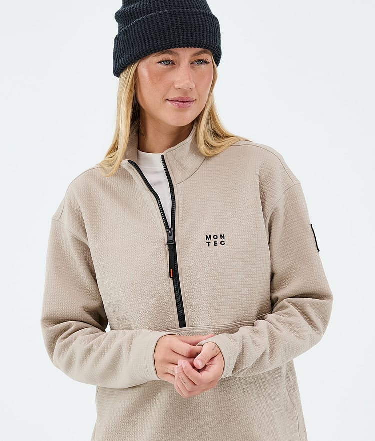 Nova W Midlayer Trui Dames Sand, Image 2 of 6