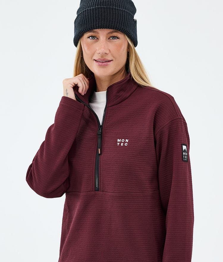 Nova W Midlayer Pullover Damen Burgundy, Image 2 of 6