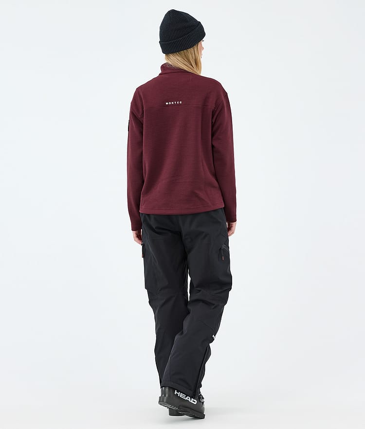 Nova W Midlayer Pullover Damen Burgundy, Image 4 of 6
