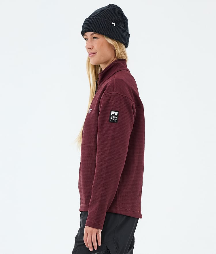 Nova W Midlayer Pullover Damen Burgundy, Image 5 of 6