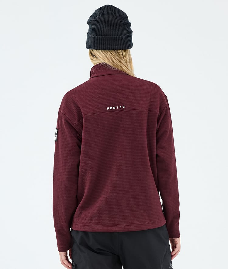 Nova W Midlayer Pullover Damen Burgundy, Image 6 of 6