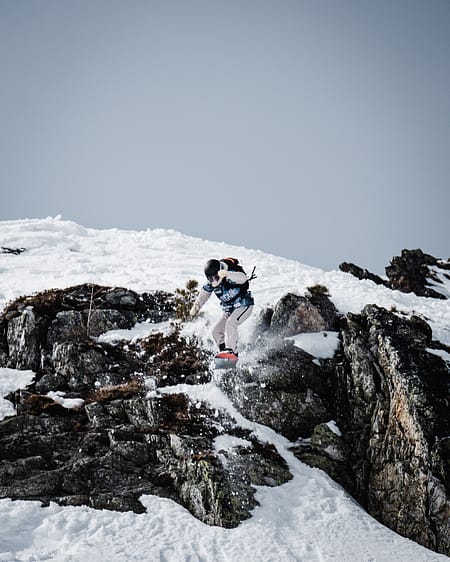 Image 2 of 3 - Sarah Bacher Snowboarding