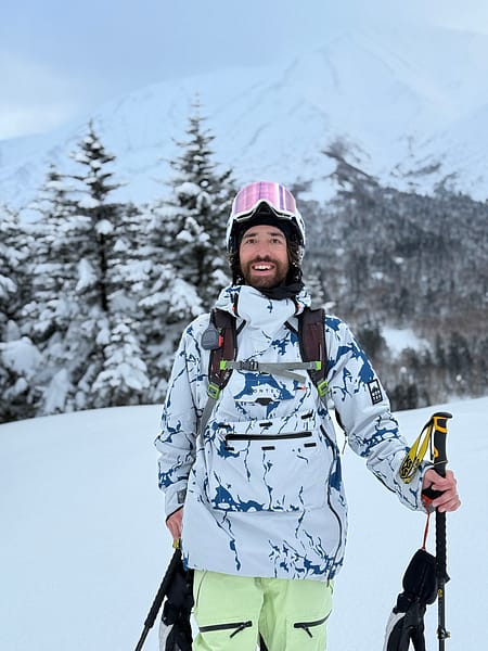Image 1 of 3 - Ty Dayberry Skiing