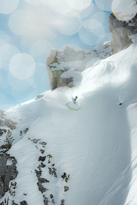 Image 1 of 3 - Yann Rausis Skiing