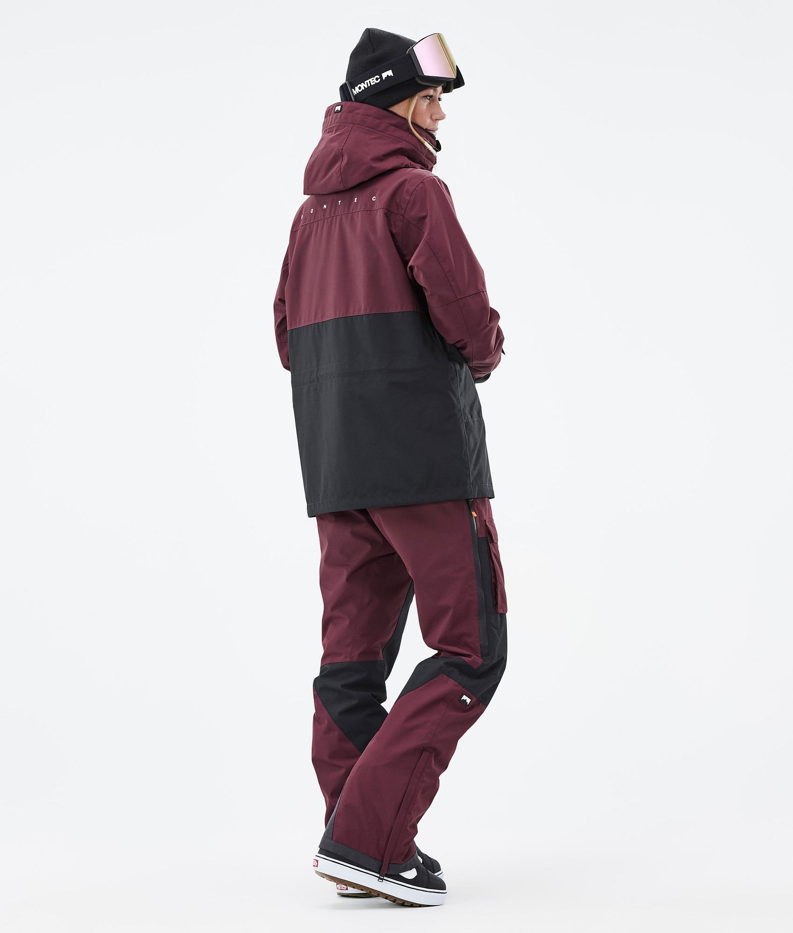 Doom W Outfit Snowboardowy Kobiety Burgundy/Black