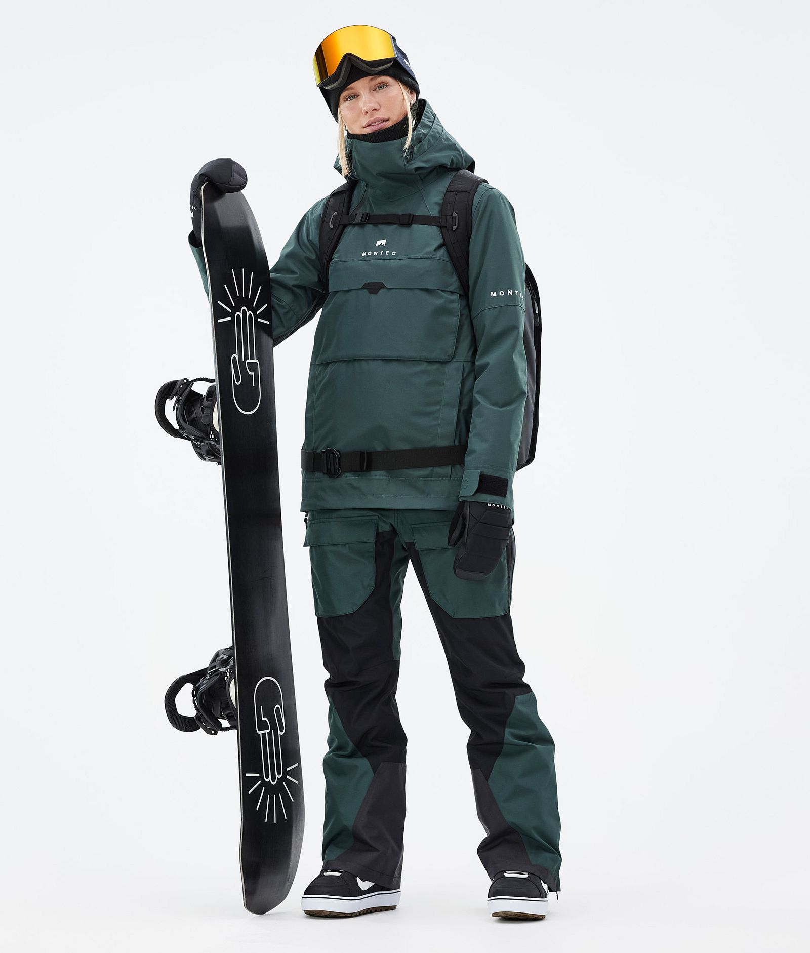 Dune W Outfit Snowboardowy Kobiety Dark Atlantic/Black