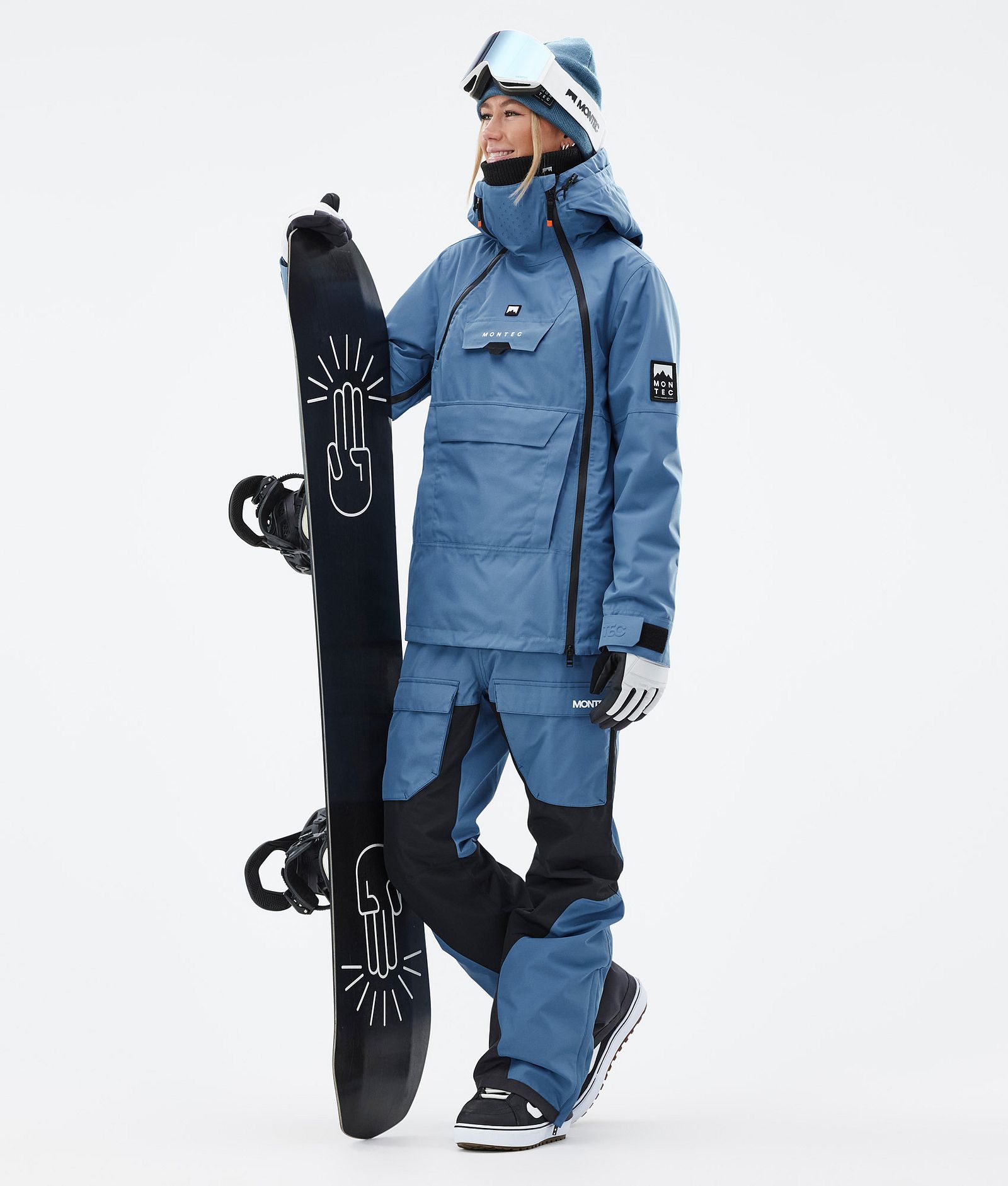 Doom W Outfit Snowboardowy Kobiety Blue Steel/Black