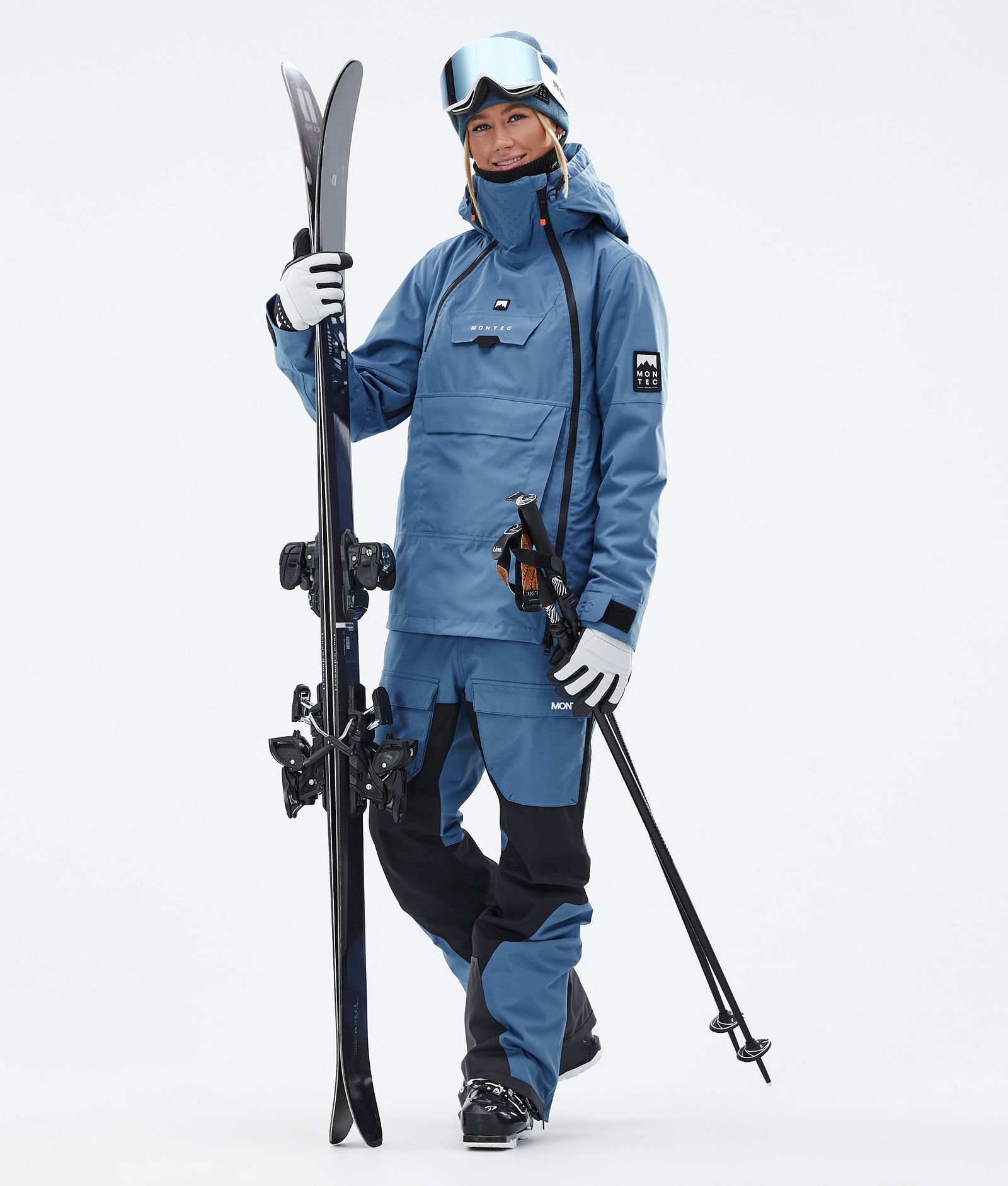 Doom W Ski Outfit Women Blue Steel/Black, Image 1 of 2
