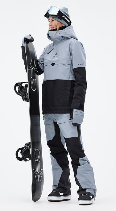 Dune W Snowboardový Outfit Dámské Soft Blue/Black