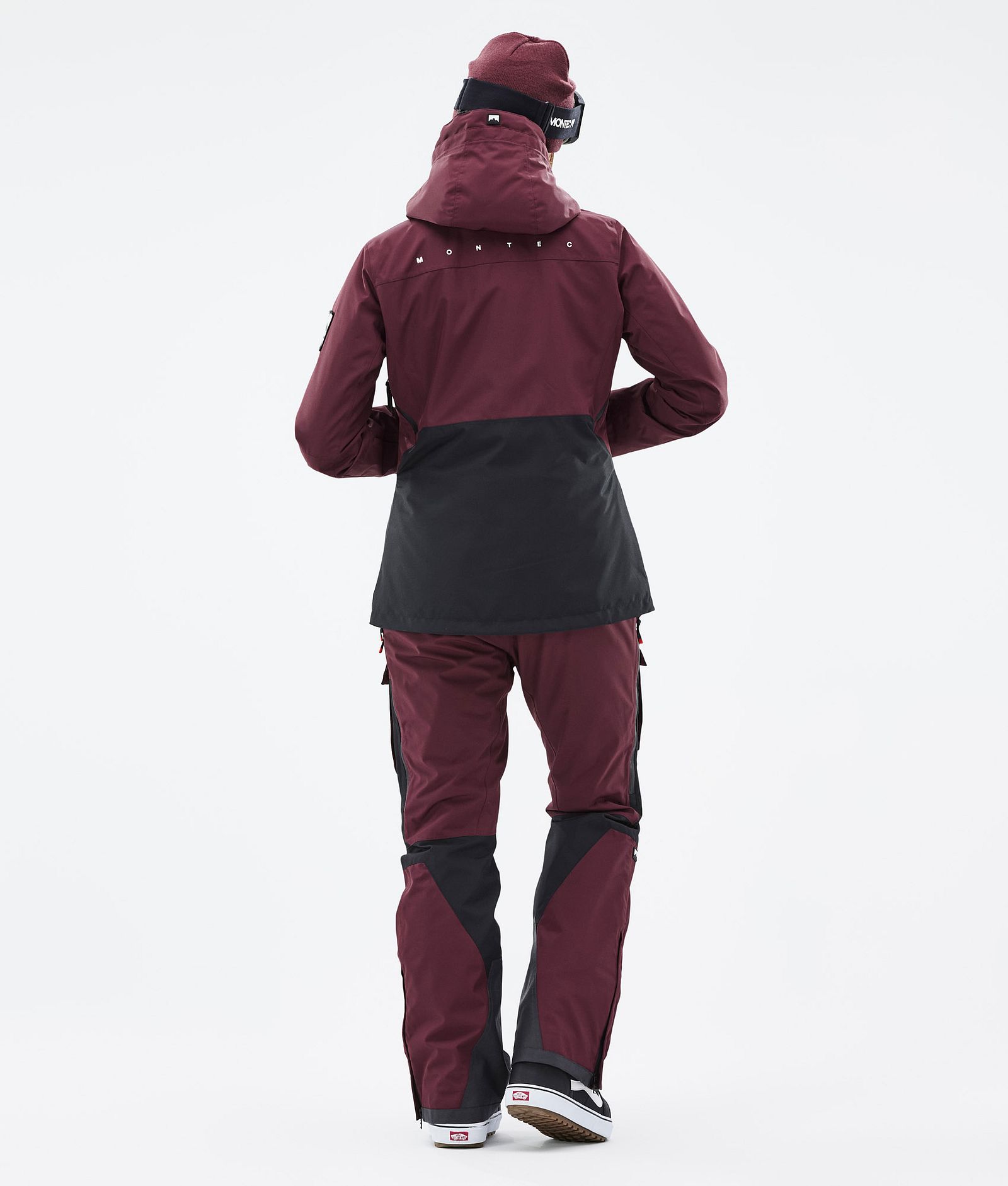 Moss W Snowboardový Outfit Dámské Burgundy/Black