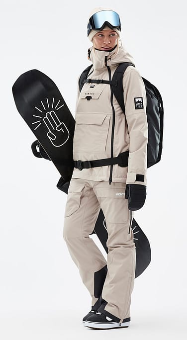 Doom W Outfit Snowboardowy Kobiety Sand