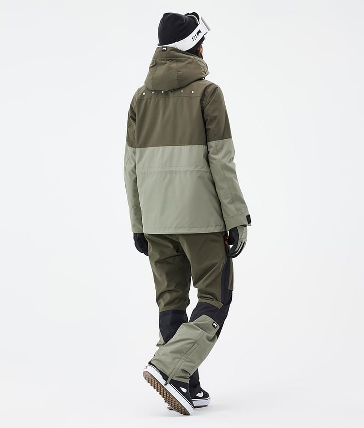 Doom W Outfit de Snowboard Mujer Olive Green/Black/Greenish