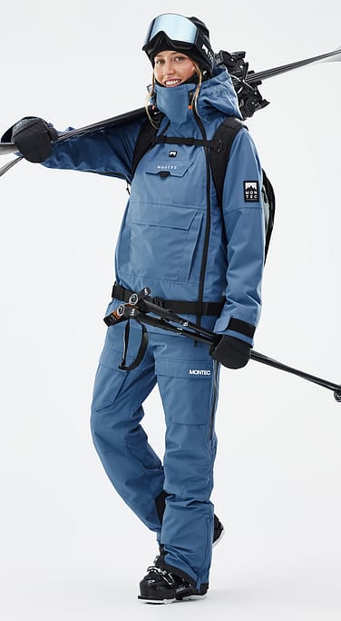 Doom W Ski Outfit Dames Blue Steel
