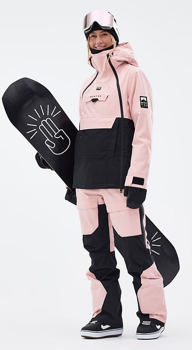 Doom W Snowboardoutfit Kvinna Soft Pink/Black