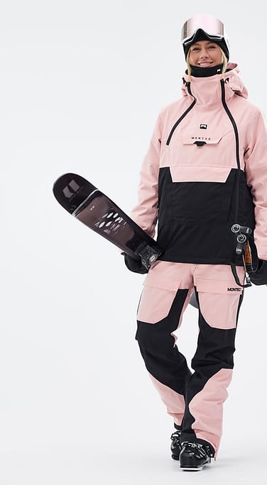 Doom W Ski Outfit Women Soft Pink/Black