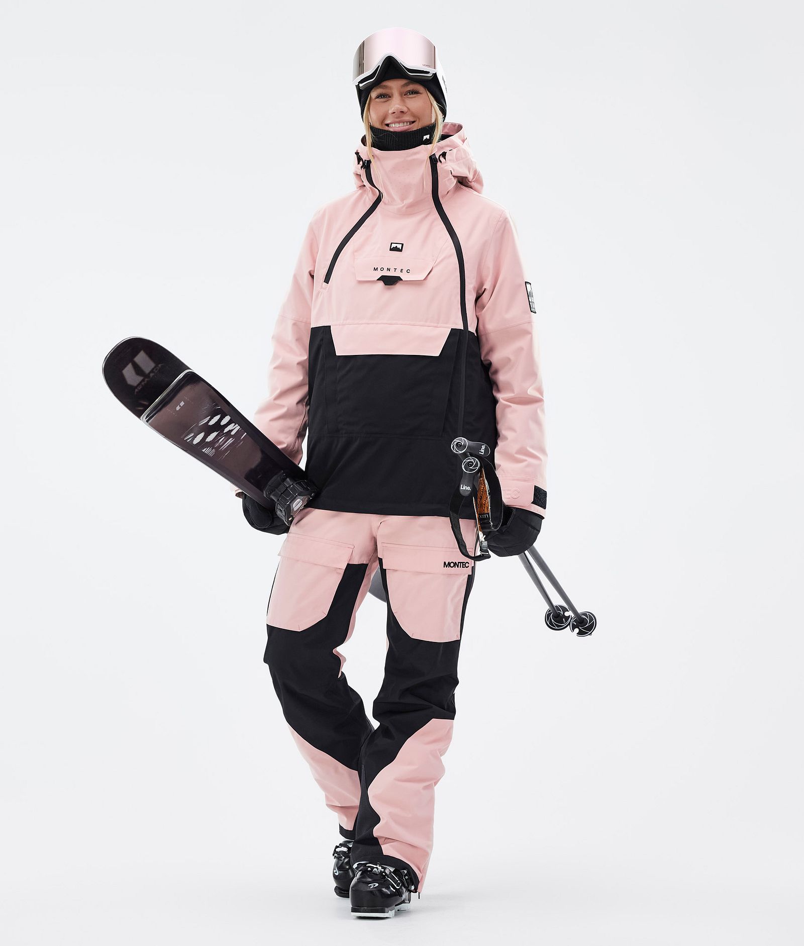 Doom W Outfit Sci Donna Soft Pink/Black