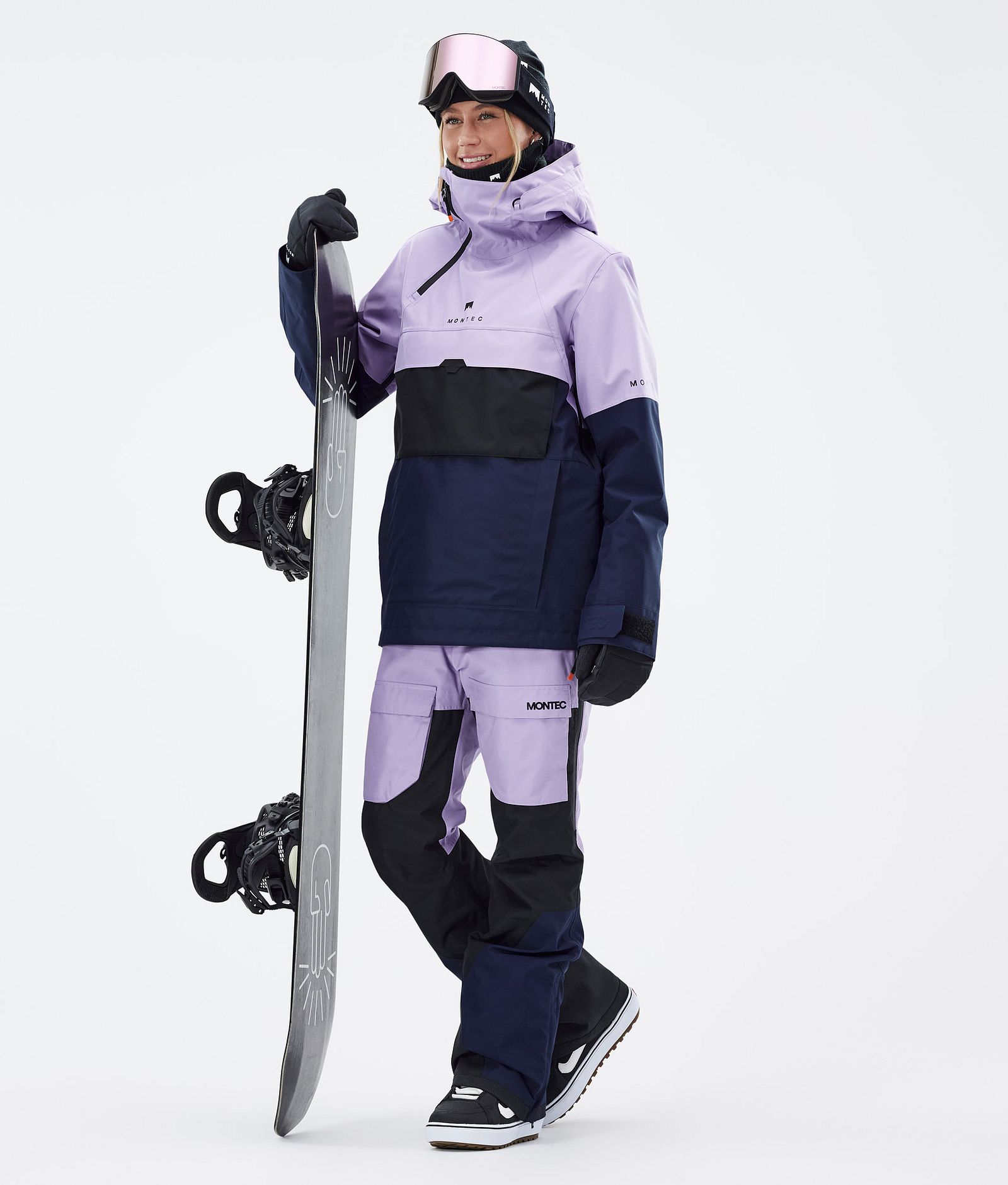 Dune W Outfit de Snowboard Mujer Faded Violet/Black/Dark Blue