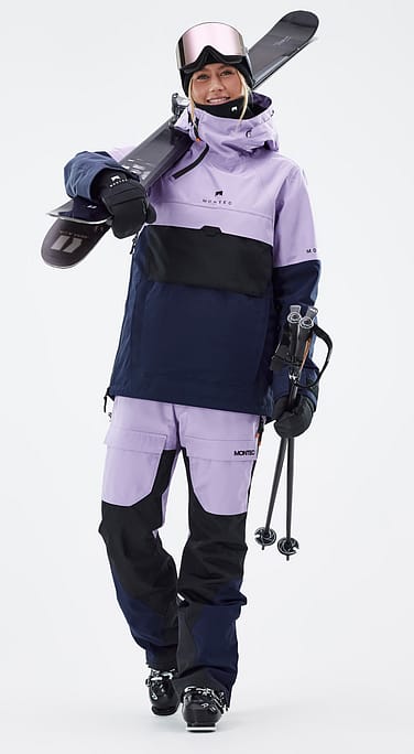 Dune W Ski Outfit Dame Faded Violet/Black/Dark Blue