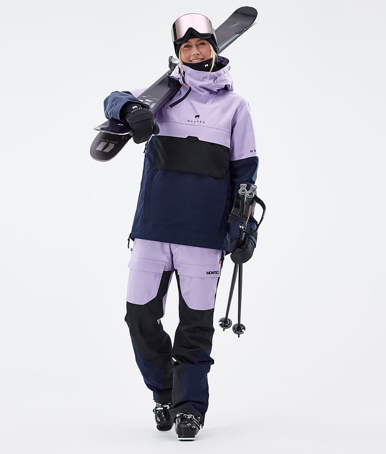 Dune W Ski Outfit Women Faded Violet/Black/Dark Blue