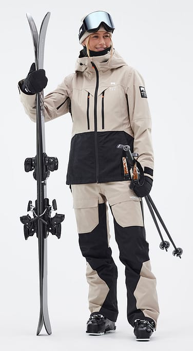 Moss W Ski Outfit Damen Sand/Black