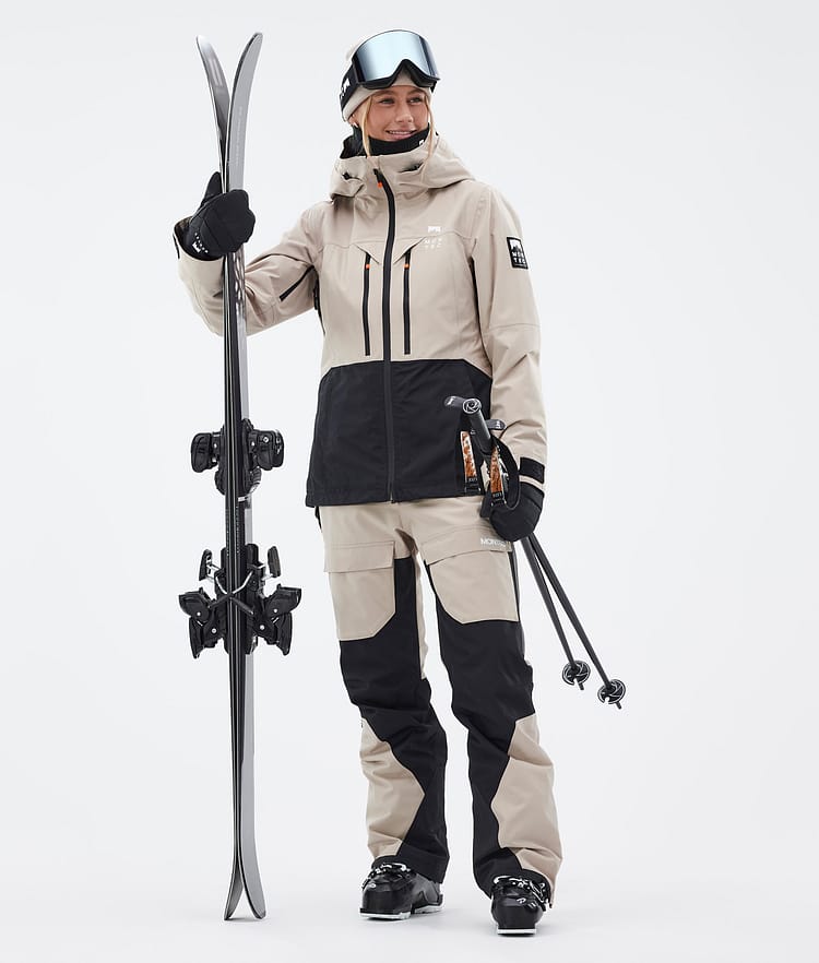 Moss W Ski Outfit Dame Sand/Black, Image 1 of 2