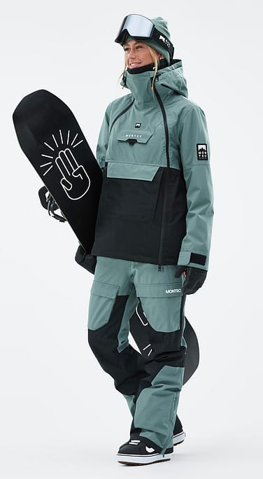 Doom W Snowboard Outfit Dames Atlantic/Black