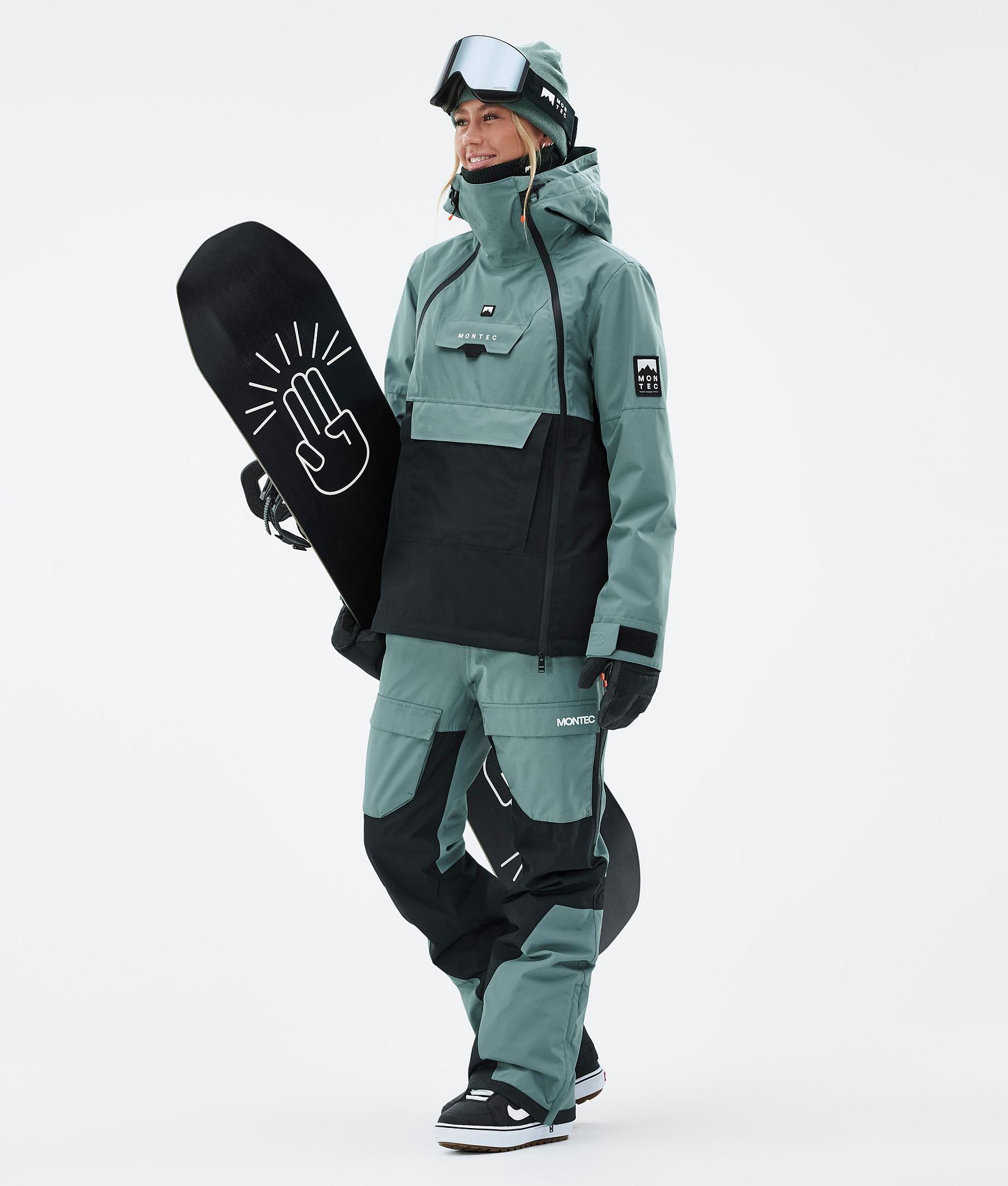 Doom W Outfit Snowboardowy Kobiety Atlantic/Black