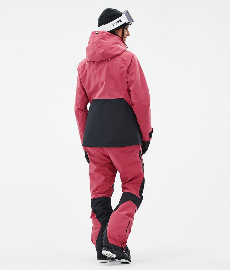 Moss W Lyžařský Outfit Dámské Light Red/Black, Image 2 of 2