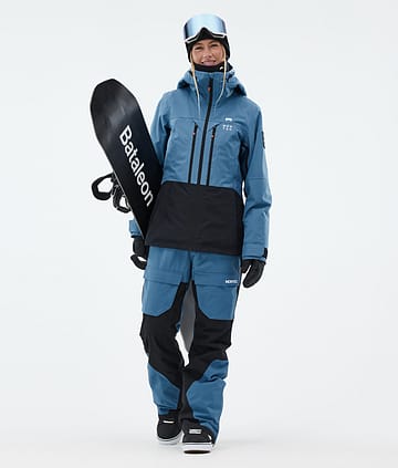 Moss W Snowboard Outfit Kvinna Blue Steel/Black