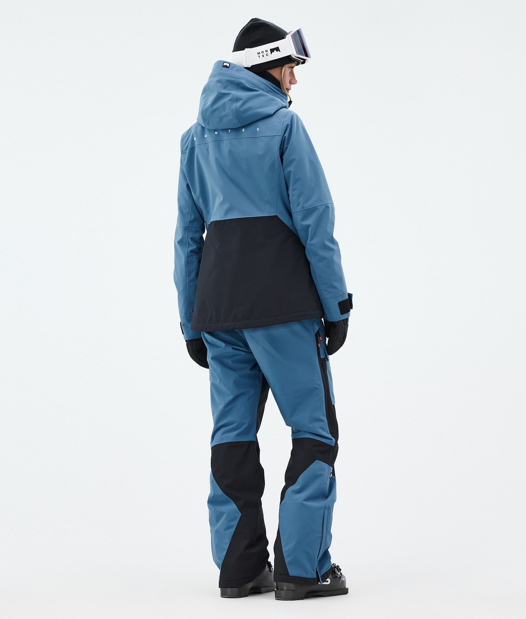 Montec Moss W/Fawk W スキーウェアセット レディース Blue Steel