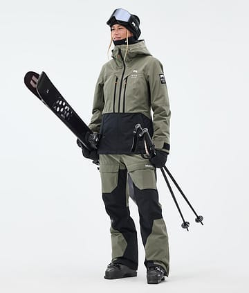 Moss W Skidoutfit Dam Greenish/Black