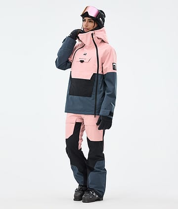 Doom W Ski Outfit Femme Soft Pink/Black/Metal Blue
