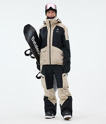 Morpheus W Outfit Snowboardowy Kobiety Sand/Black