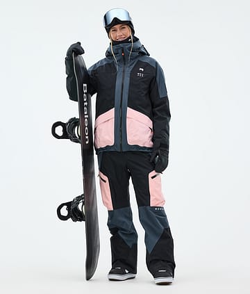 Morpheus W Outfit Snowboardowy Kobiety Metal Blue/Black/Soft Pink